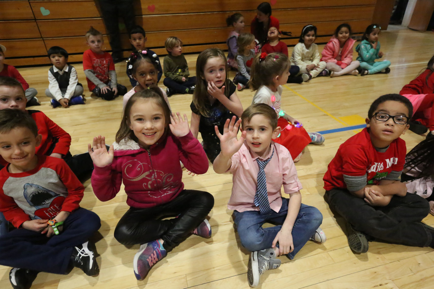 Marsh School dance and jump rope contest